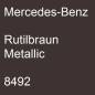 Preview: Mercedes-Benz, Rutilbraun Metallic, 8492.